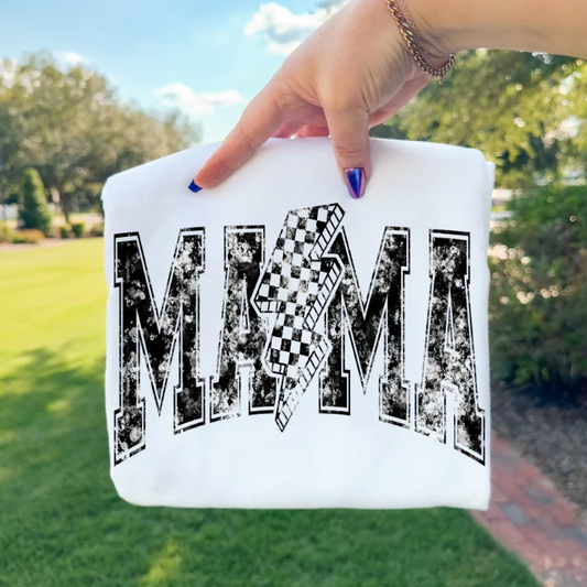 Mama Distressed Screen Print
