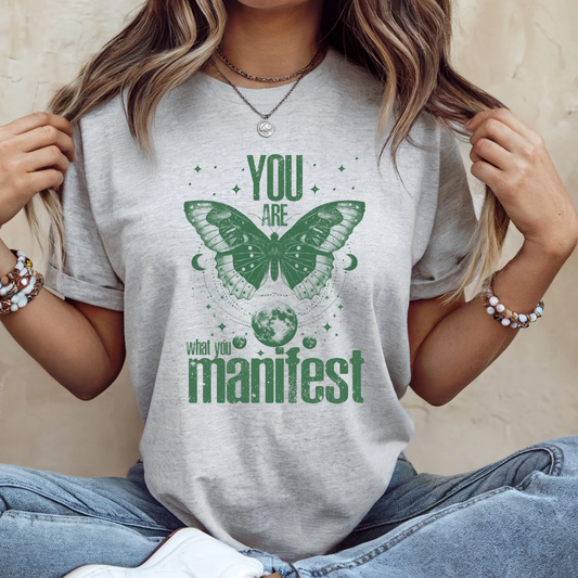 You are what you Manifest Clear Film Screen Print