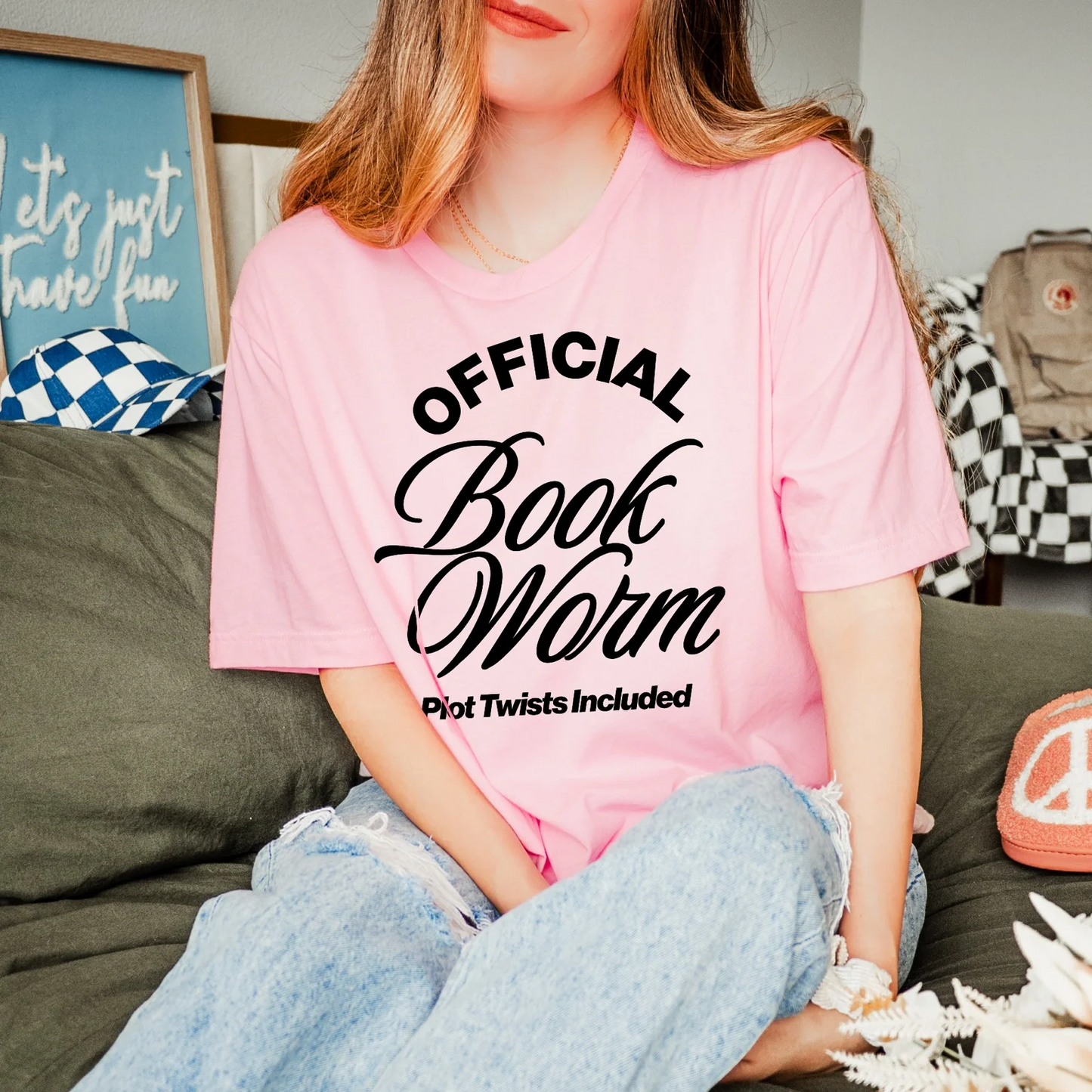 Book Worm Screen Print
