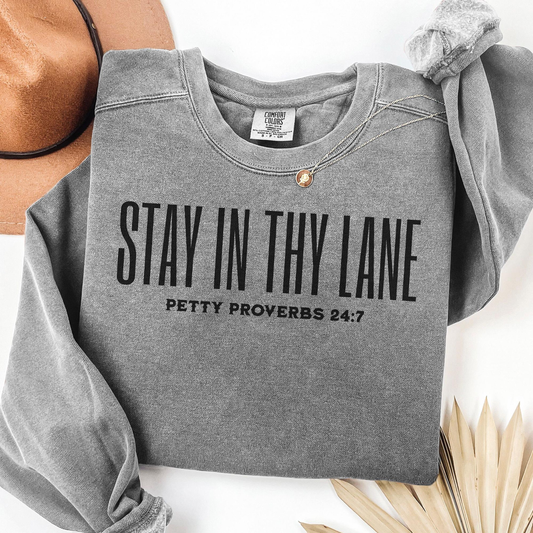 Stay in Thy Lane Screen Print