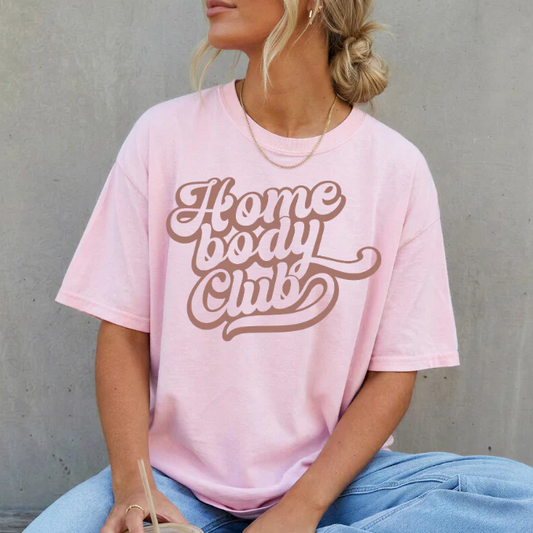 Homebody Club LIGHT BROWN INK Screen Print