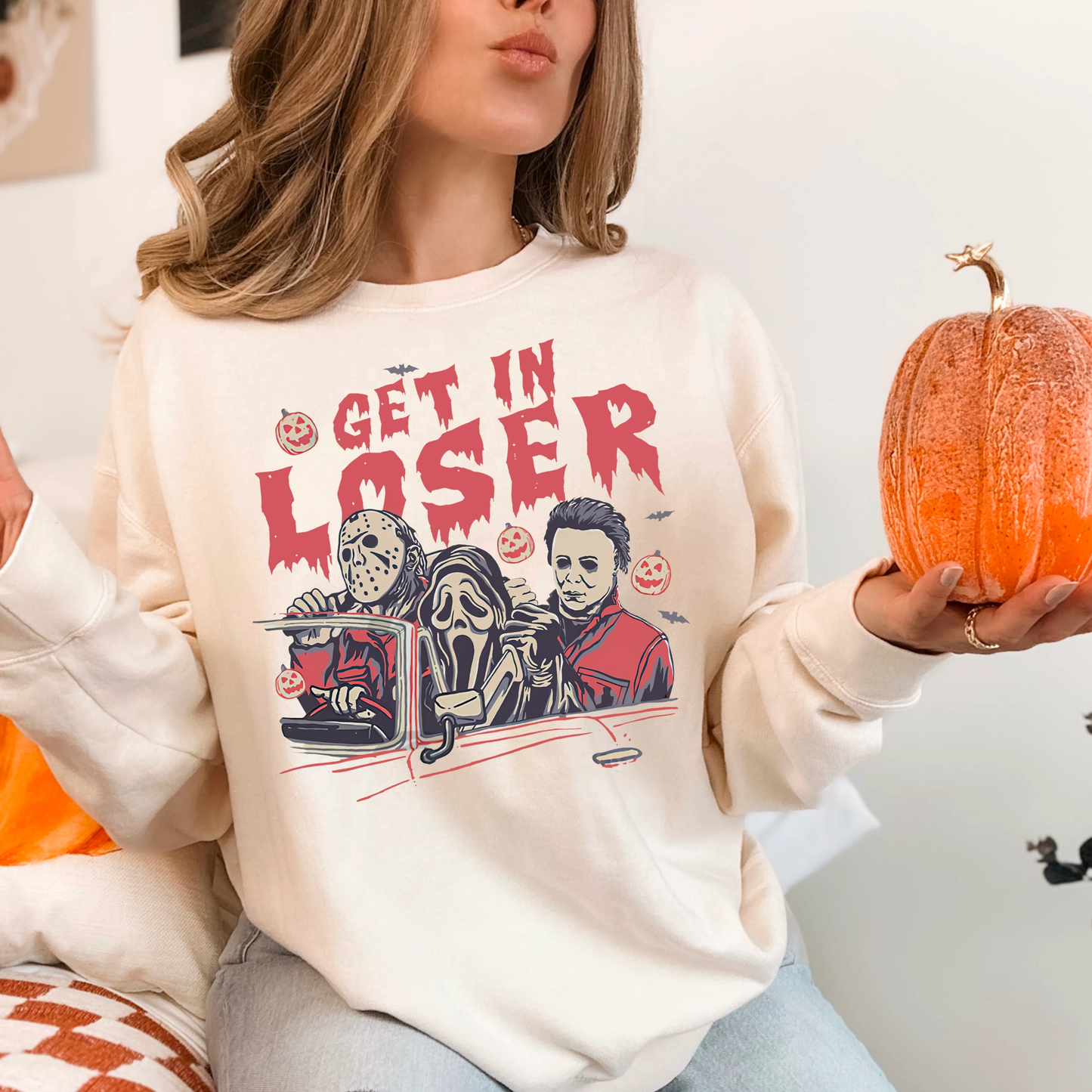 Get In Loser Halloween Graphic Tee