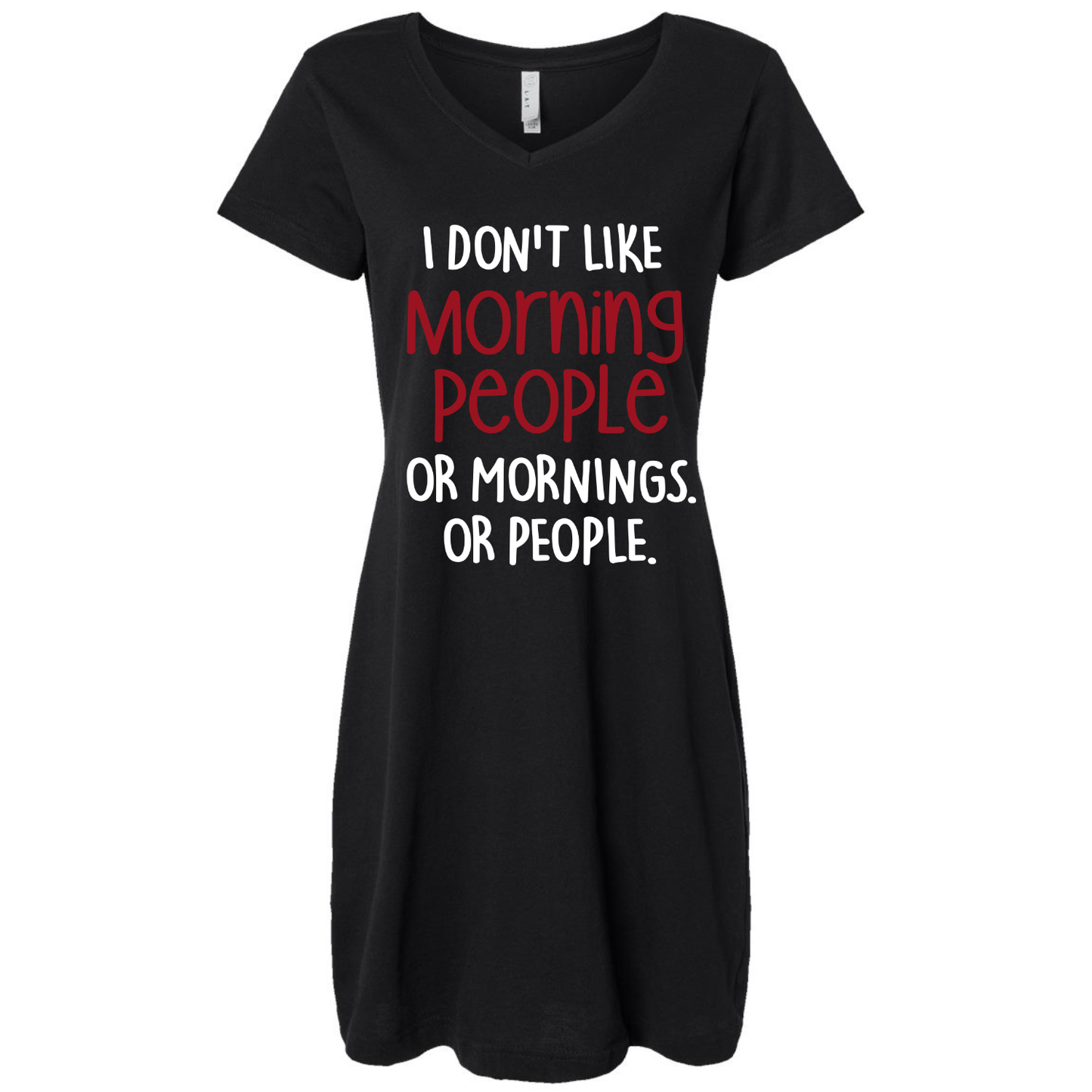 I don't Like Morning People DTF Transfer