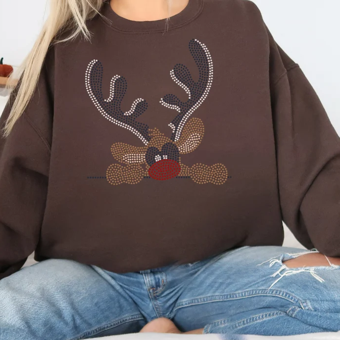Nosy Reindeer Spangles Transfer