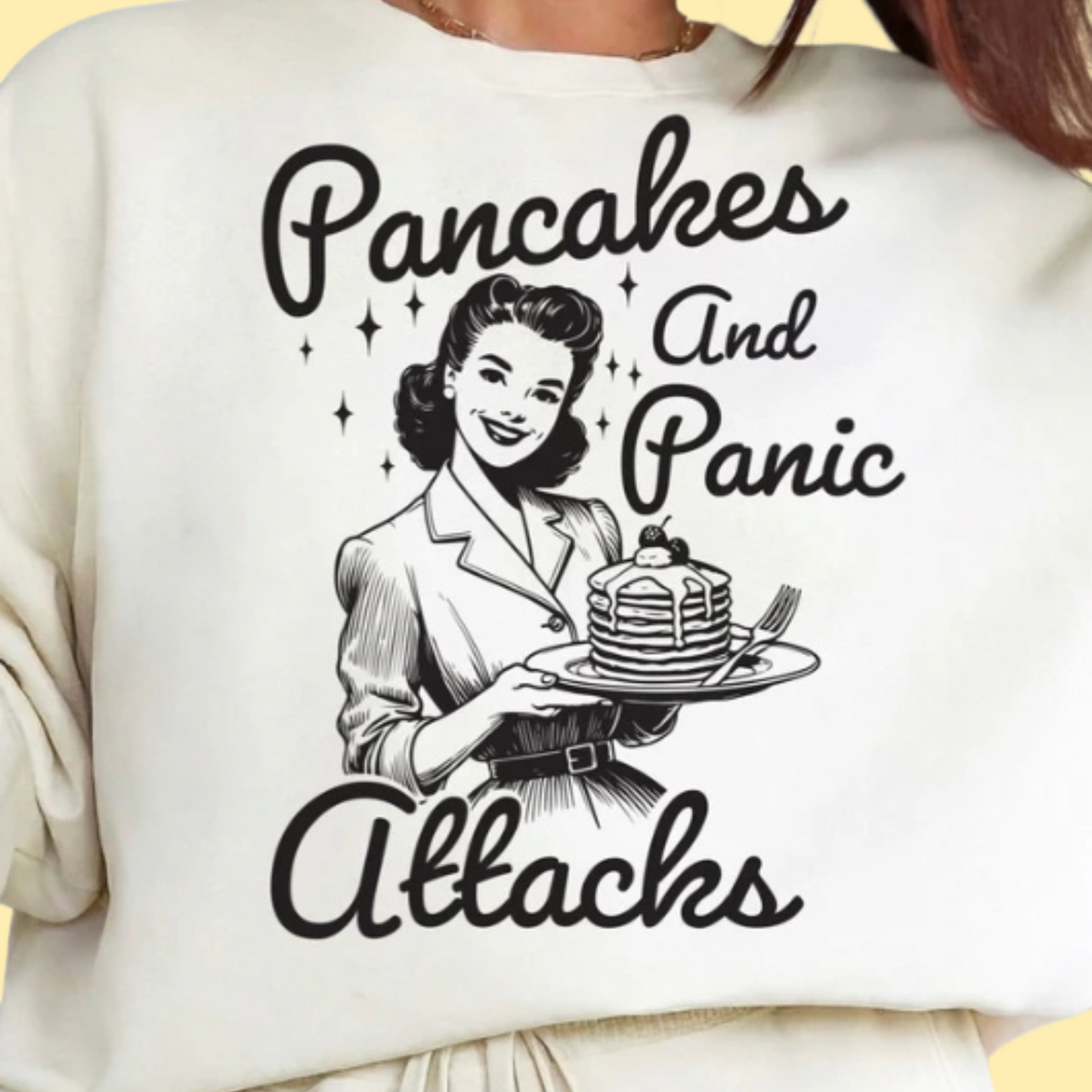 Pancakes & Panic Attacks Graphic Tee