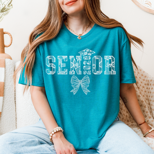 Senior 2026 WHITE INK Screen Print