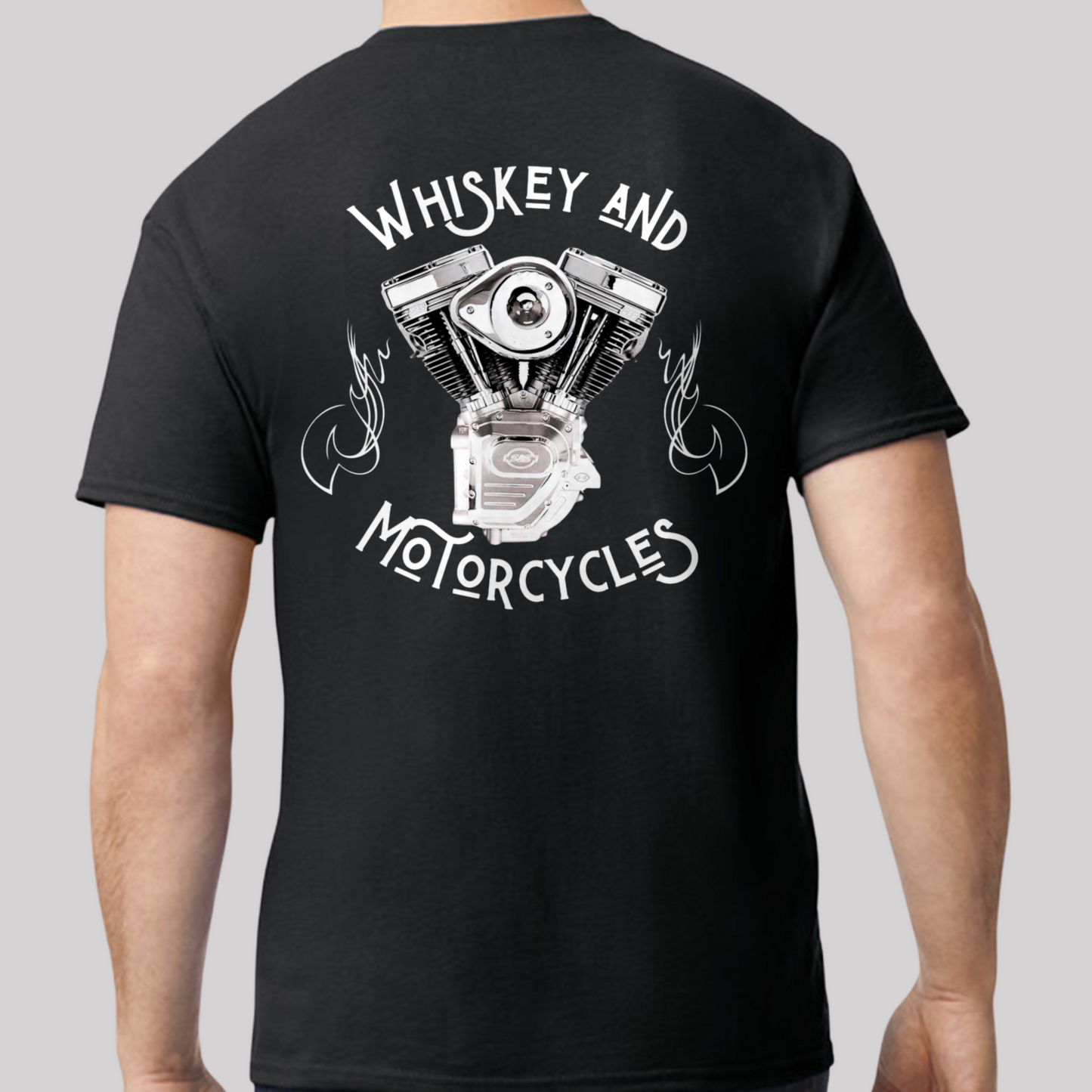 Whiskey & Motorcycles Graphic Tee