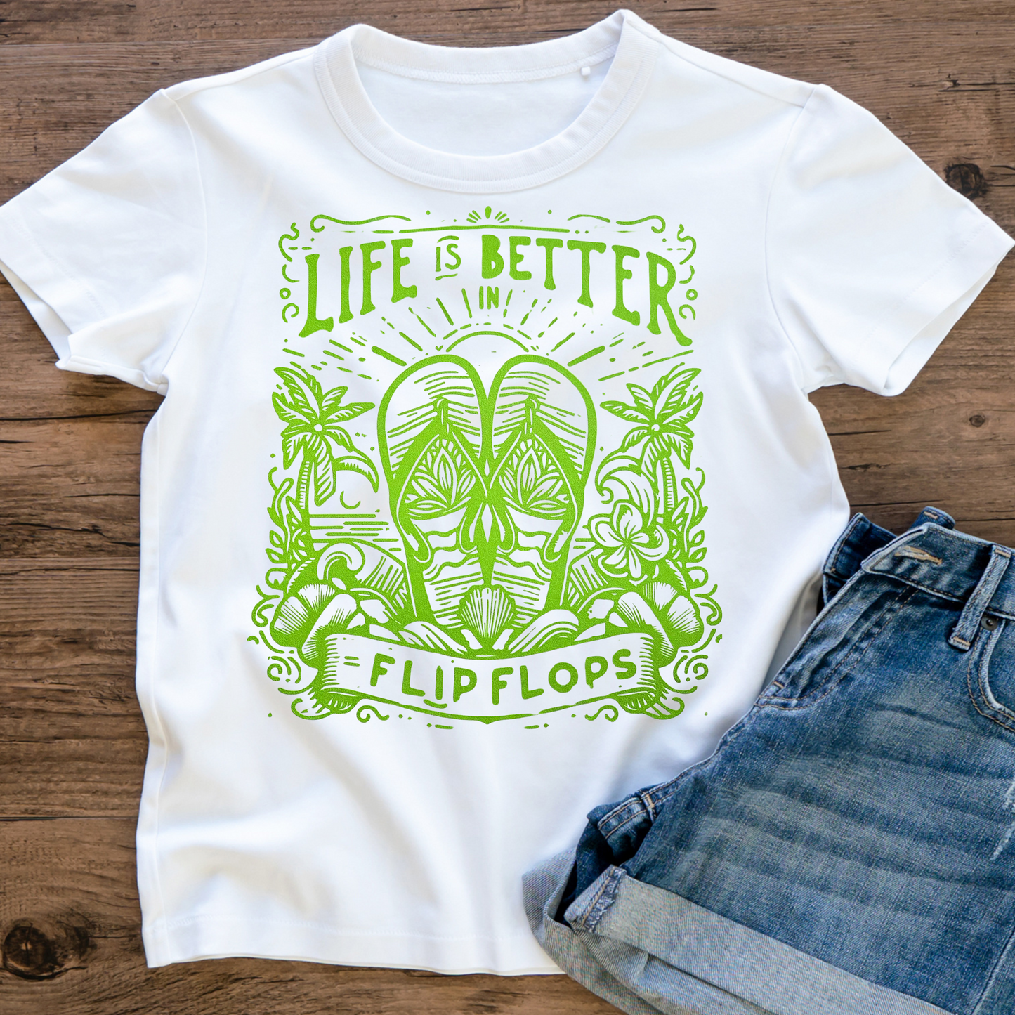 Life is Better in Flip Flops Graphic Tee