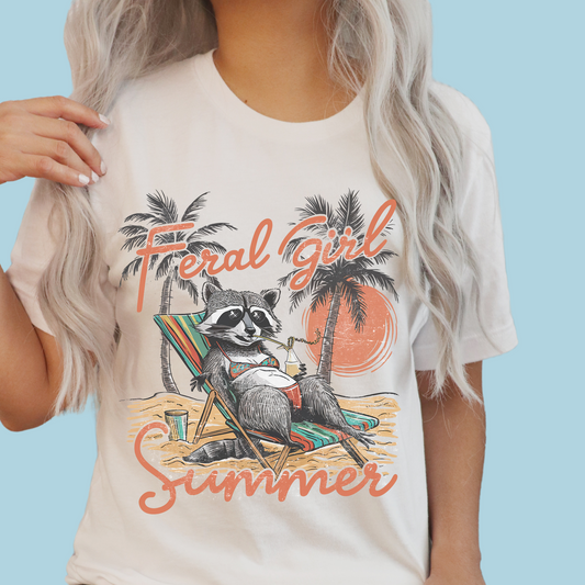 Feral Girl Summer Graphic Tee