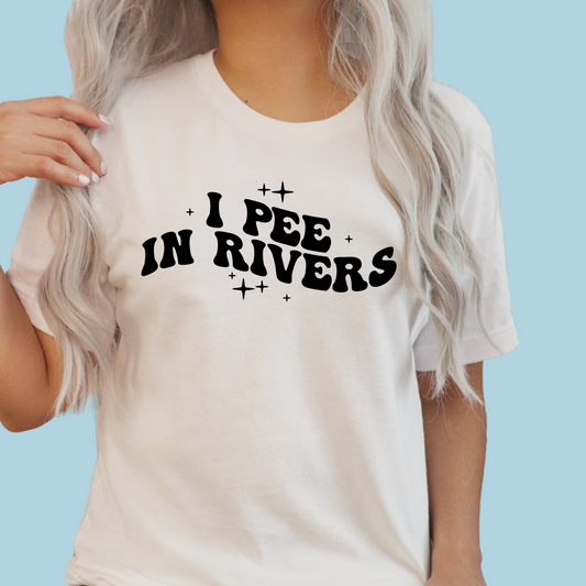 I Pee In Rivers Graphic Tee
