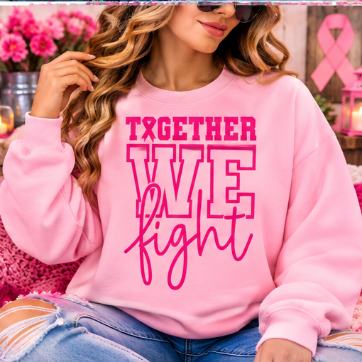 Together We Fight DTF Transfer Shirt